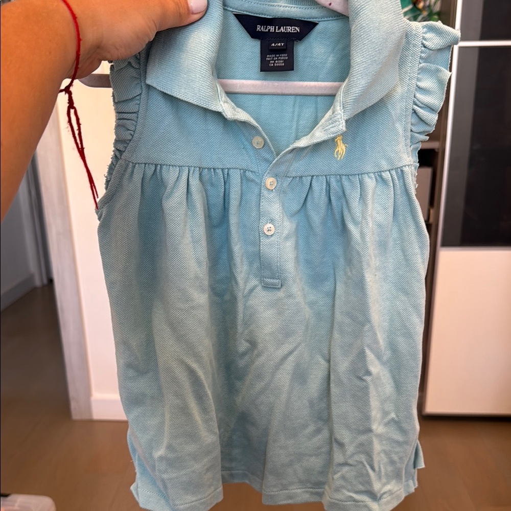 Ralph Lauren Kids Light Blue Polo Shirt